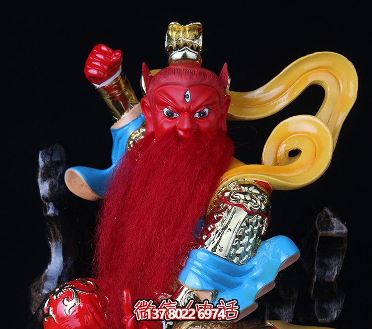 玻璃鋼彩繪神佛寺廟王靈官雕塑 玻璃鋼彩繪神佛寺廟王靈官雕塑