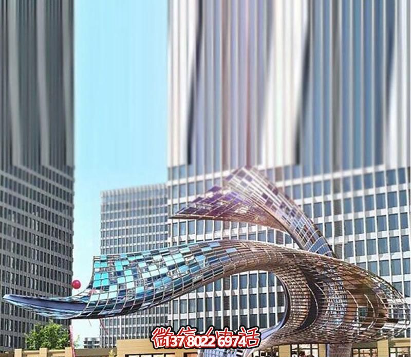 大型不銹鋼浪花雕塑創(chuàng)意裝飾 大型不銹鋼浪花雕塑創(chuàng)意裝飾