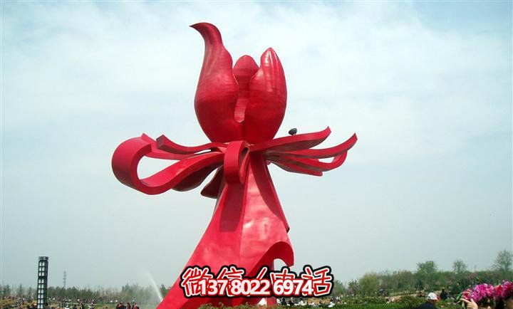 大型紅色不銹鋼雕塑紫荊花,給你的廣場帶來美景 大型紅色不銹鋼雕塑紫荊花,給你的廣場帶來美景