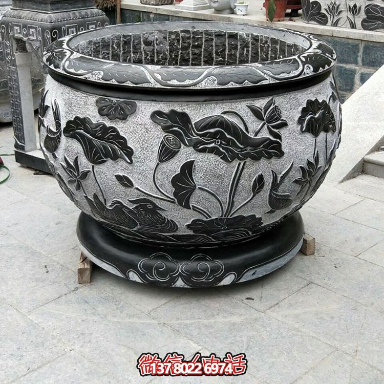 經典氣質石雕荷花庭院別墅 經典氣質石雕荷花庭院別墅