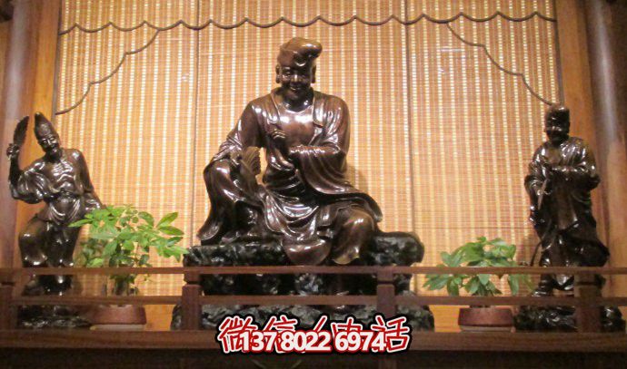 濟公仿銅不銹鋼創意景區雕塑 濟公仿銅不銹鋼創意景區雕塑