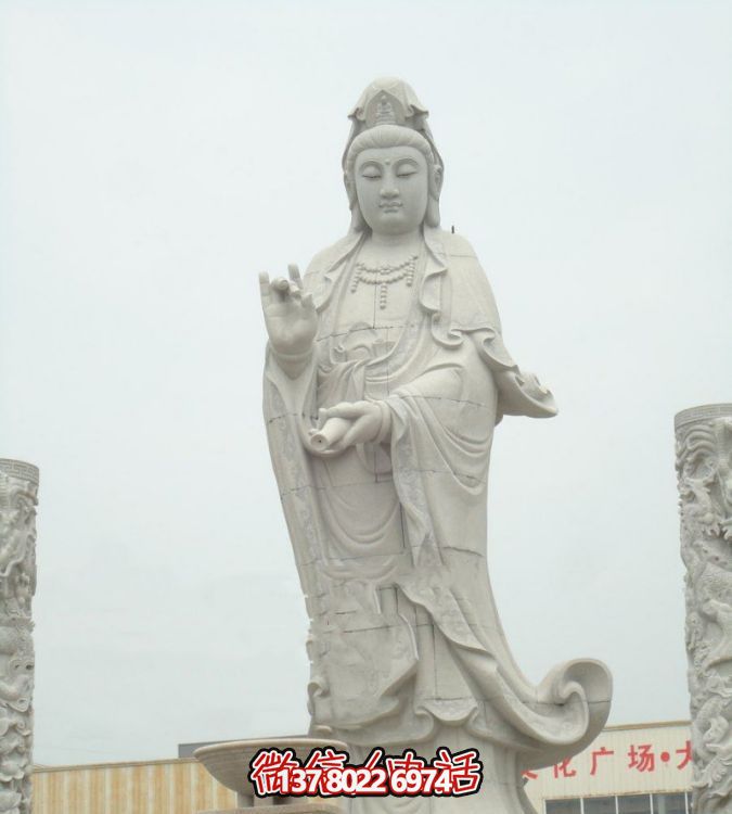 傳統(tǒng)文化的美麗——大理石雕刻觀(guān)音菩薩佛像