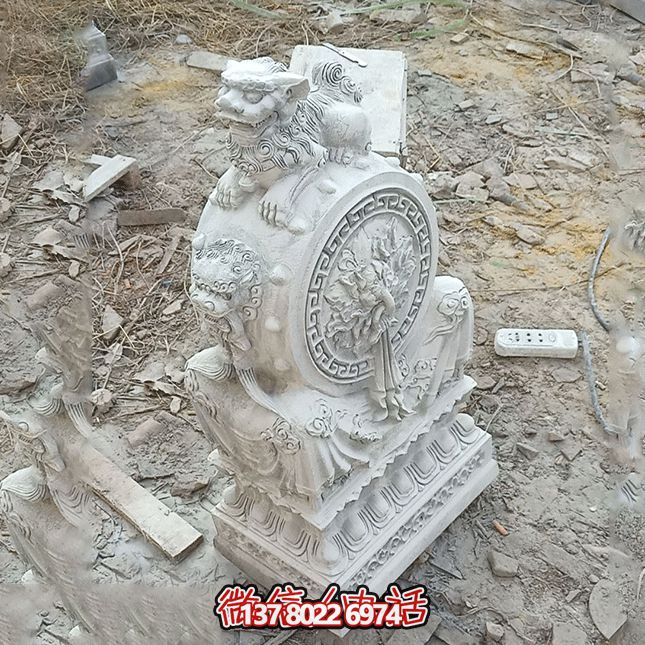 非凡的石雕獅子雕塑,點綴精致的庭院別墅 非凡的石雕獅子雕塑,點綴精致的庭院別墅