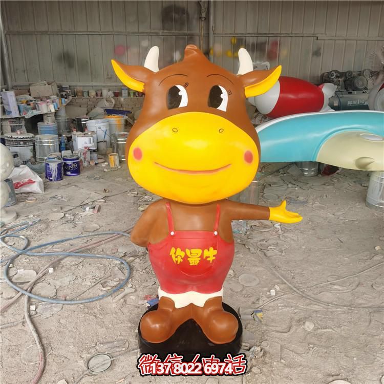 多彩玻璃鋼雕塑，精美卡通公仔，裝點你的店鋪