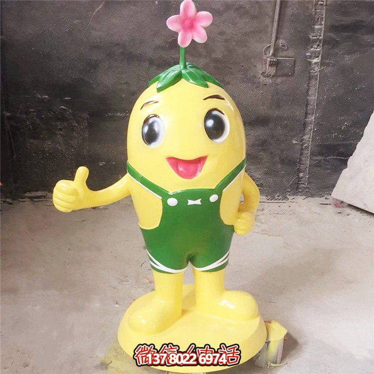 玻璃鋼卡通人物雕塑，給幼兒園創意擺放