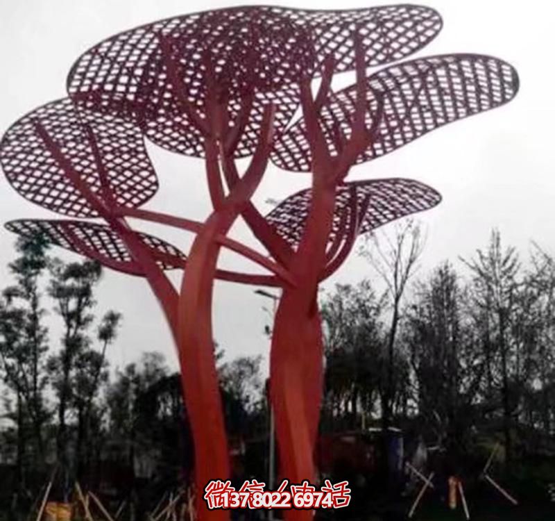 兒童安全游樂園,不銹鋼網格樹雕塑裝置 兒童安全游樂園,不銹鋼網格樹雕塑裝置