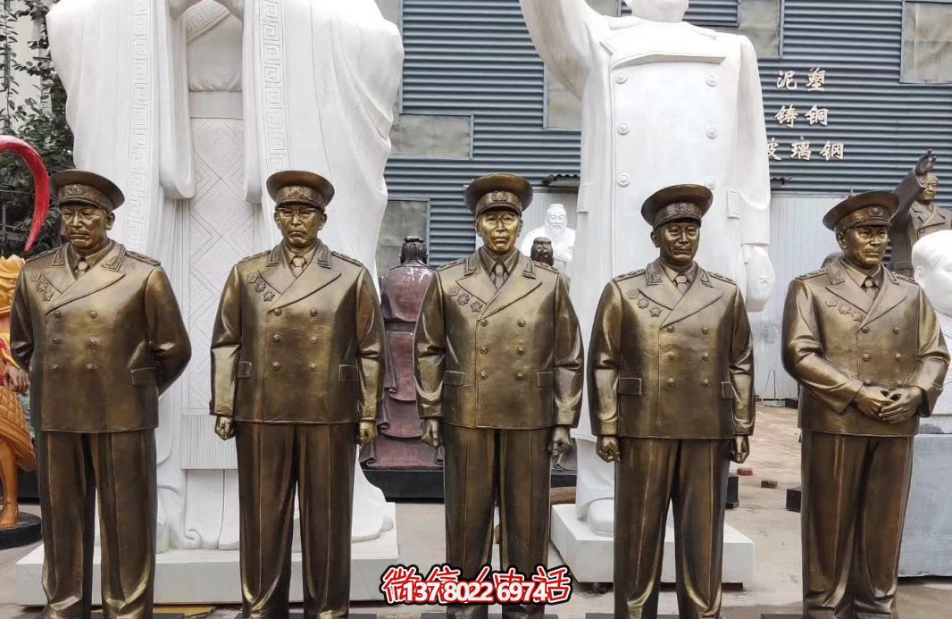 仿銅偉人元帥玻璃鋼雕塑,締造景區世界十大經典 仿銅偉人元帥玻璃鋼雕塑,締造景區世界十大經典