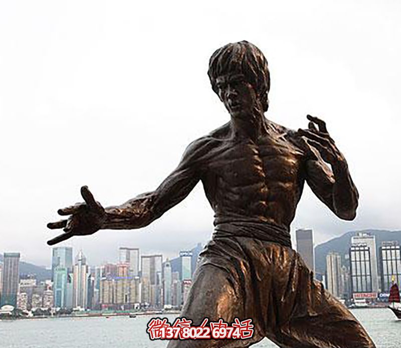 李小龍銅雕雕塑，緬懷經典電影明星