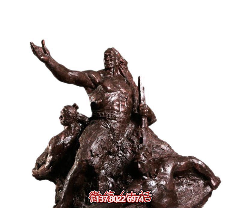 雕刻大禹治水玻璃鋼噴漆雕塑 雕刻大禹治水玻璃鋼噴漆雕塑