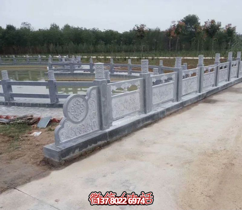 精美青石人工湖花園防護欄桿 精美青石人工湖花園防護欄桿