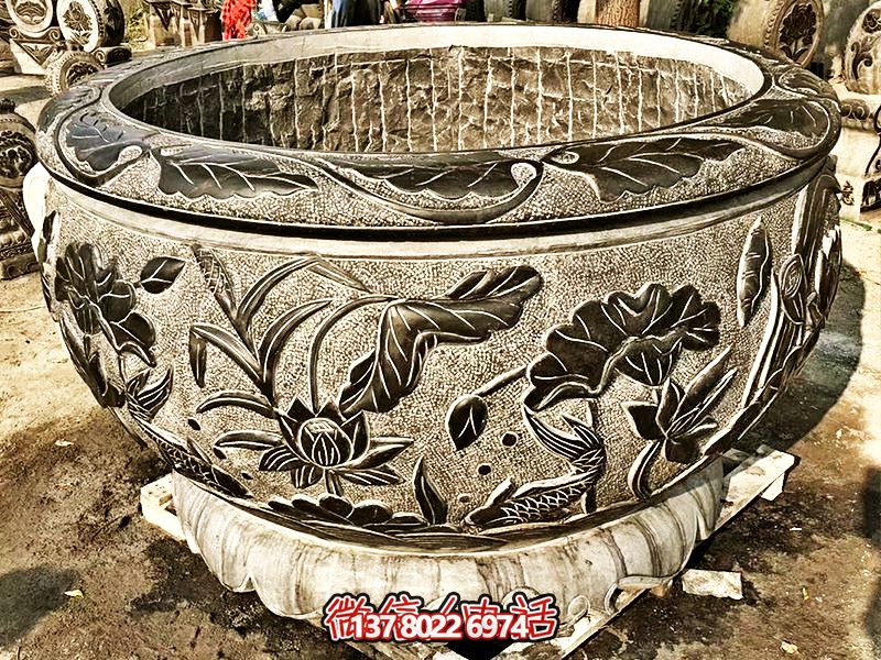 精美大理石浮雕蓮花缸,現(xiàn)代庭院裝飾雕塑 精美大理石浮雕蓮花缸,現(xiàn)代庭院裝飾雕塑