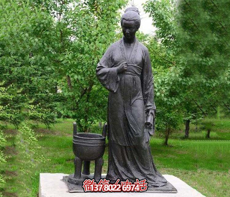 宋代婉約風(fēng)青銅鍛造銅雕,李清照詩意縈繞 宋代婉約風(fēng)青銅鍛造銅雕,李清照詩意縈繞