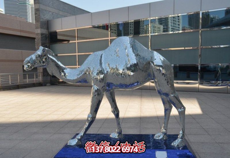 不銹鋼駱駝雕塑,為廣場添彩 不銹鋼駱駝雕塑,為廣場添彩