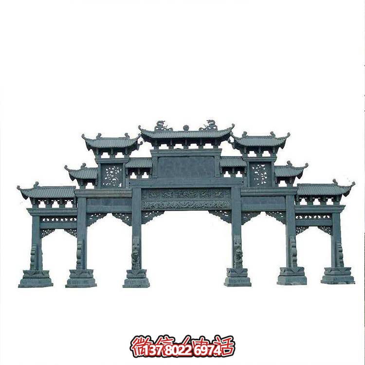 大型牌坊多門(mén)景觀園林