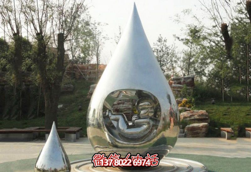 大型不銹鋼水滴裝飾雕塑,讓你的公園更加令人驚嘆 大型不銹鋼水滴裝飾雕塑,讓你的公園更加令人驚嘆