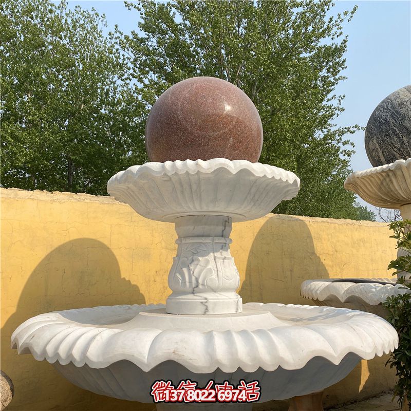 精美石雕室內噴泉 精美石雕室內噴泉