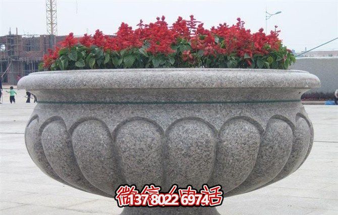 精美大理石花盆雕塑,點綴你的廣場 精美大理石花盆雕塑,點綴你的廣場