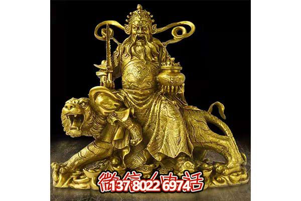 鎏金財神雕塑,招財進(jìn)寶 鎏金財神雕塑,招財進(jìn)寶