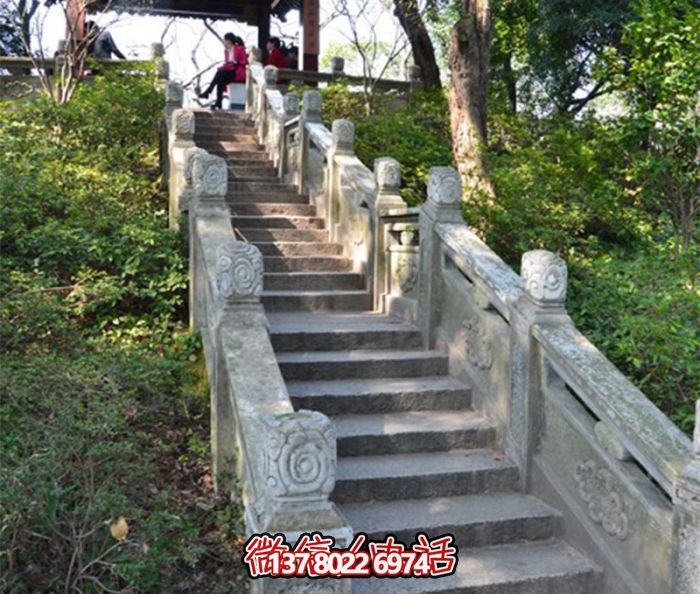 美麗的公園石欄景觀 美麗的公園石欄景觀