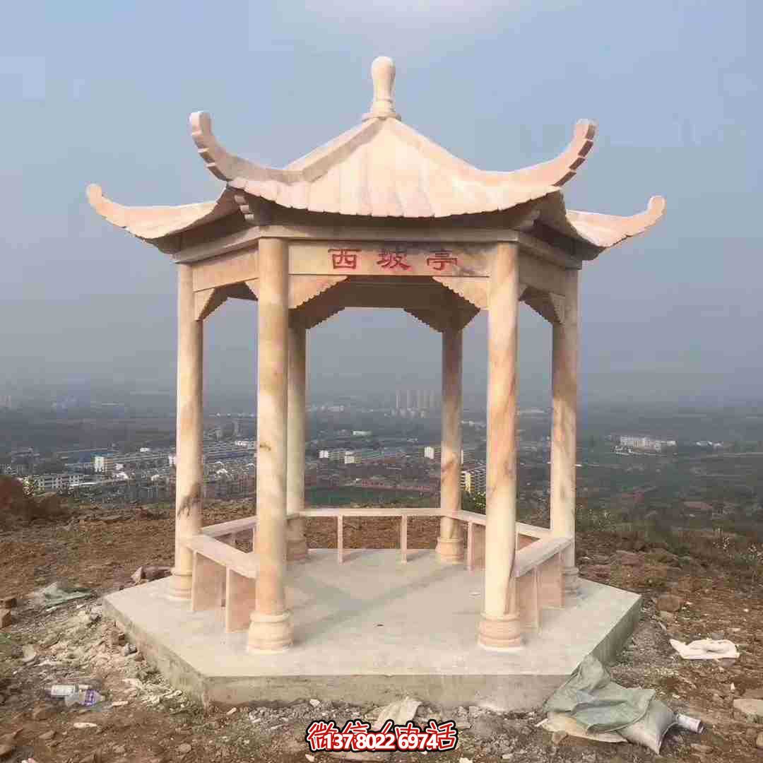 西坡涼亭景觀,觀賞大型晚霞紅 西坡涼亭景觀,觀賞大型晚霞紅