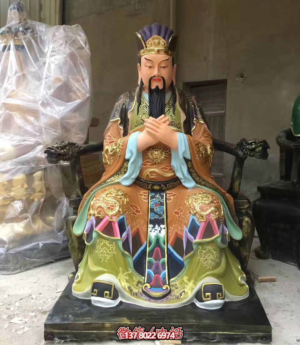 玻璃鋼彩繪神佛供奉三官雕塑 玻璃鋼彩繪神佛供奉三官雕塑