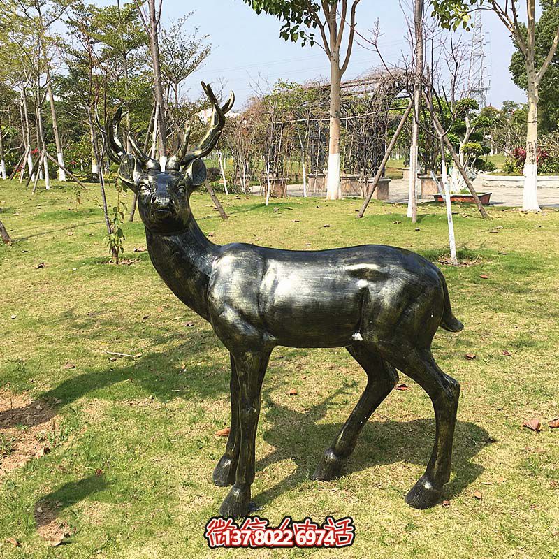 戶外景觀大型仿真鹿雕塑 戶外景觀大型仿真鹿雕塑