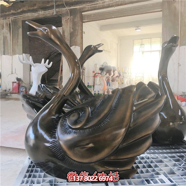 創意鵝雕玻璃鋼噴漆商廈 創意鵝雕玻璃鋼噴漆商廈