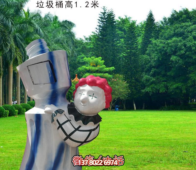 兒童游樂場玻璃鋼卡通人物垃圾桶 兒童游樂場玻璃鋼卡通人物垃圾桶