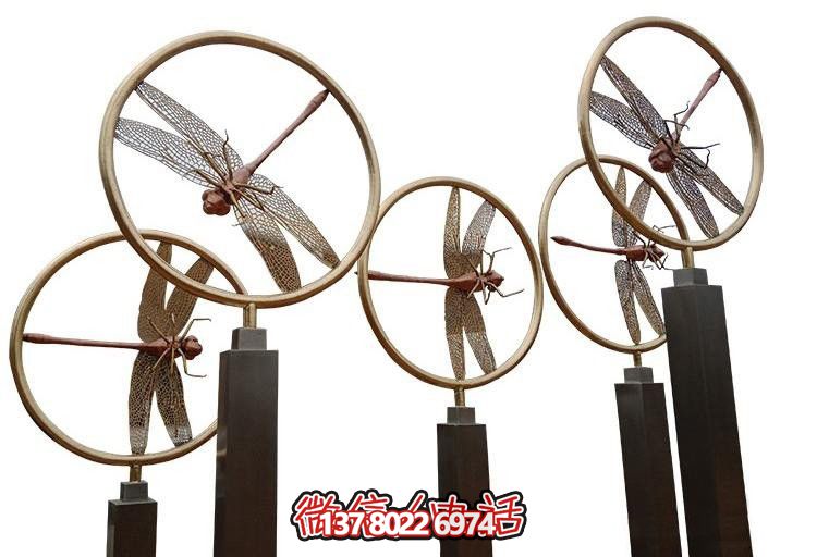 創意鏤空不銹鋼蜻蜓雕塑 創意鏤空不銹鋼蜻蜓雕塑