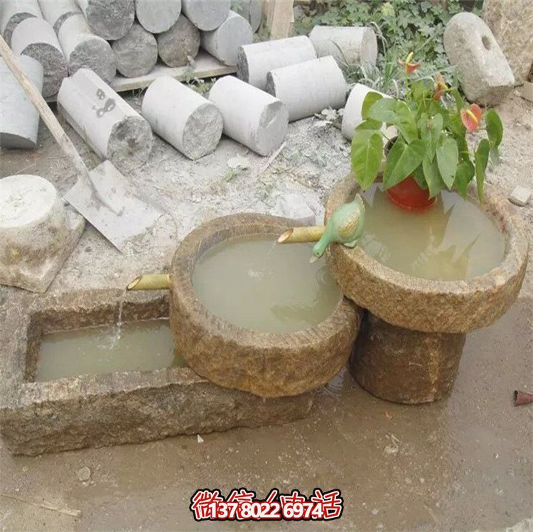 古樸鄉(xiāng)村風(fēng)格家居裝飾石槽魚缸 古樸鄉(xiāng)村風(fēng)格家居裝飾石槽魚缸