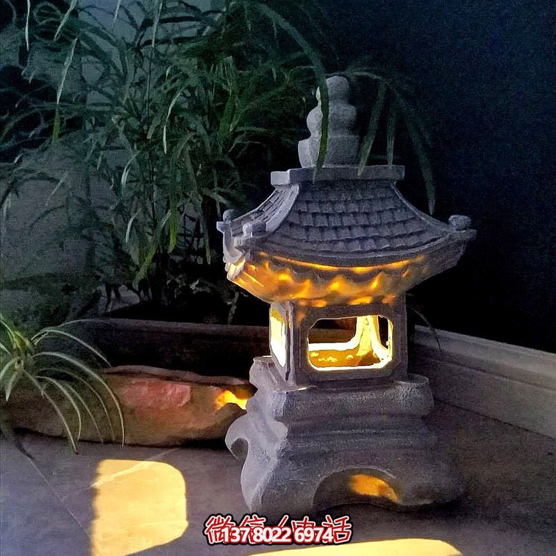 日式風落地宮燈,創意裝飾庭院室內擺件 日式風落地宮燈,創意裝飾庭院室內擺件