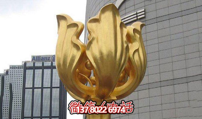 雕塑紫荊花不銹鋼創意廣場裝飾 雕塑紫荊花不銹鋼創意廣場裝飾