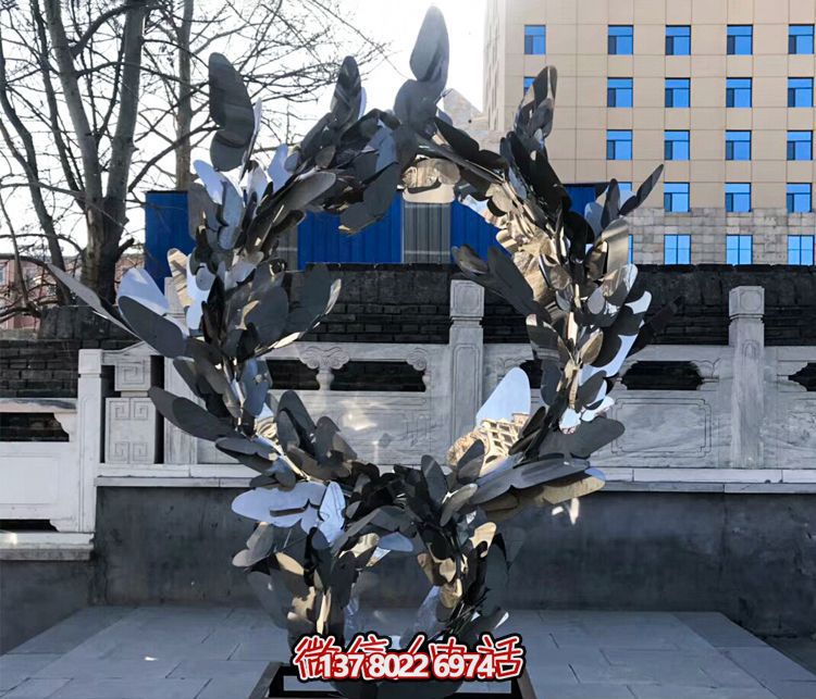 玻璃鋼雕塑抽象城市蝴蝶 玻璃鋼雕塑抽象城市蝴蝶