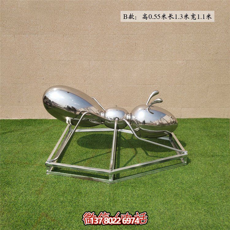 不銹鋼螞蟻雕塑，讓你的小區(qū)、公園、草坪更具特色