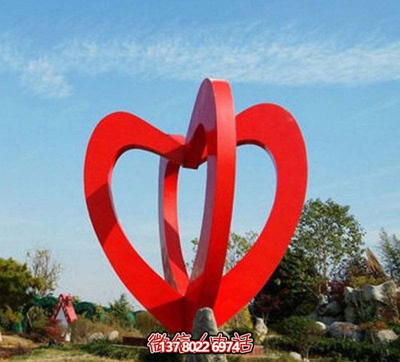 不銹鋼愛(ài)心雕塑給你的戶(hù)外空間一個(gè)創(chuàng)意抽象的紅色愛(ài)心 不銹鋼愛(ài)心雕塑給你的戶(hù)外空間一個(gè)創(chuàng)意抽象的紅色愛(ài)心