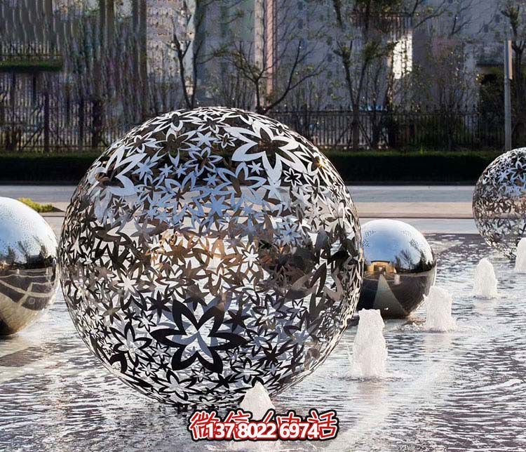 不銹鋼噴泉球雕塑,創(chuàng)意點亮廣場 不銹鋼噴泉球雕塑,創(chuàng)意點亮廣場
