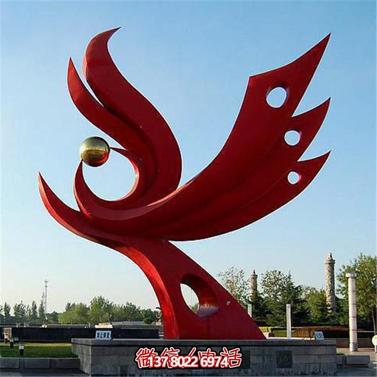 不銹鋼抽象景觀擺件，提升戶外廣場裝飾氣質