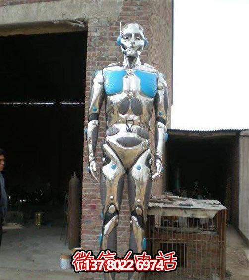 不銹鋼機器人雕塑 不銹鋼機器人雕塑