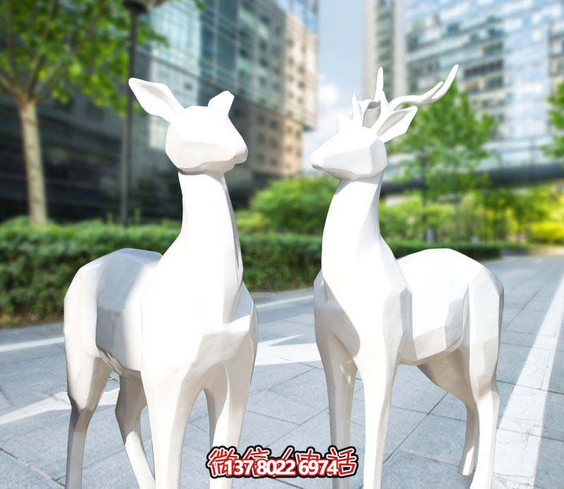 玻璃鋼梅花鹿雕塑,為你的廣場增添經典藝術氣息 玻璃鋼梅花鹿雕塑,為你的廣場增添經典藝術氣息