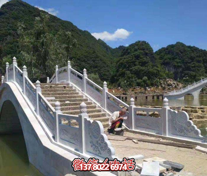 石拱橋,精美漢白玉欄桿,美景美景 石拱橋,精美漢白玉欄桿,美景美景