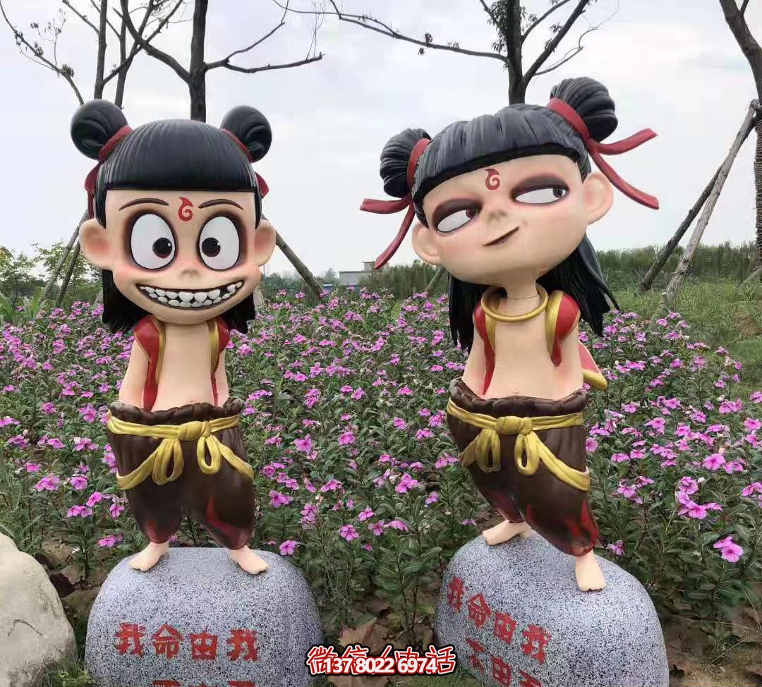 哪吒彩繪玻璃鋼雕塑,為公園廣場帶來獨特藝術氛圍 哪吒彩繪玻璃鋼雕塑,為公園廣場帶來獨特藝術氛圍