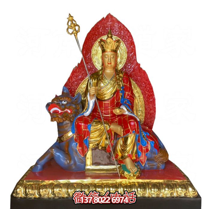 藝術精美的大型玻璃鋼地藏王雕塑 藝術精美的大型玻璃鋼地藏王雕塑