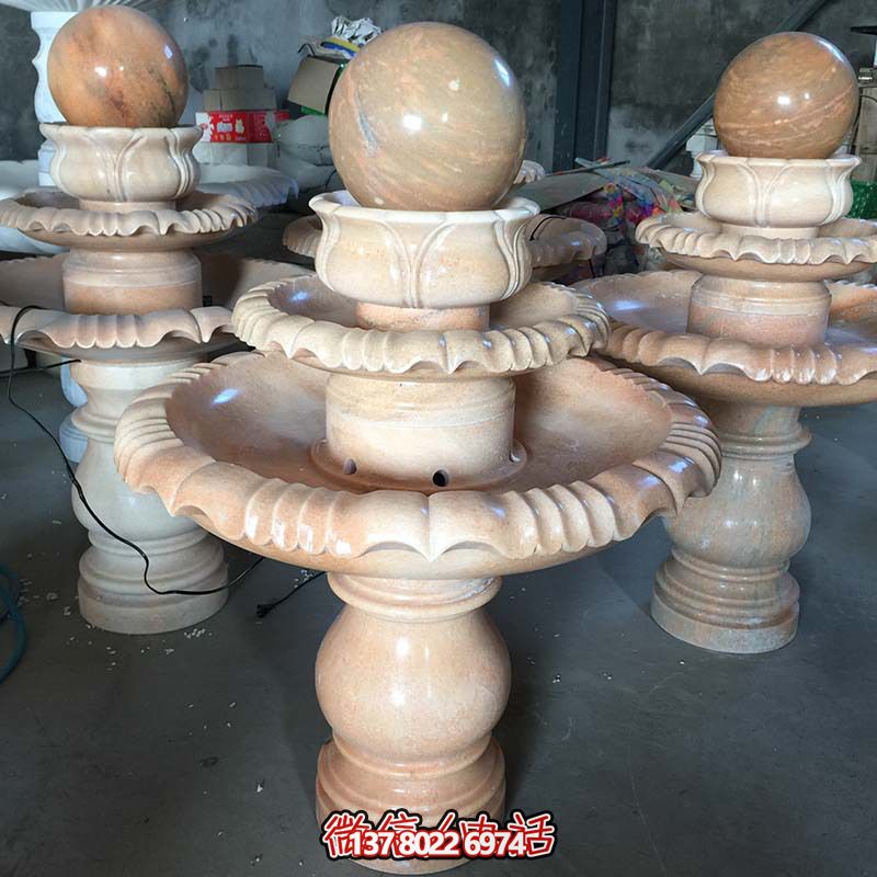 精美的公園石雕噴泉 精美的公園石雕噴泉