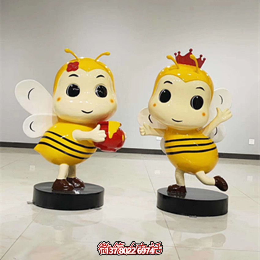 玻璃鋼蜜蜂創意彩繪景區雕塑 玻璃鋼蜜蜂創意彩繪景區雕塑