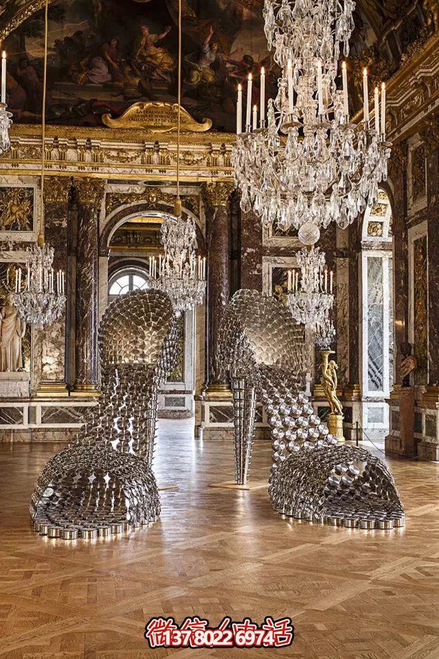 不銹鋼鏤空雕塑——給酒店大廳增添創意擺件 不銹鋼鏤空雕塑——給酒店大廳增添創意擺件