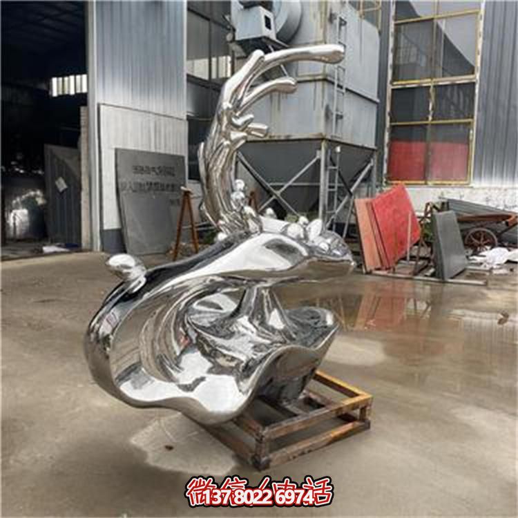 海浪抽象雕塑水景噴泉——點綴大型廣場、酒店門口