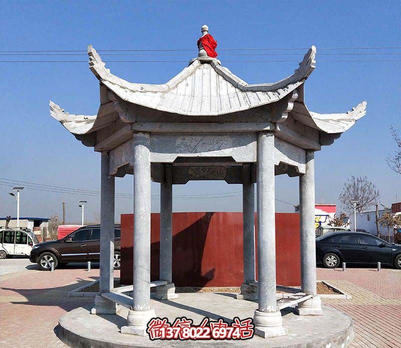 精致大理石涼亭,點綴完美小區廣場 精致大理石涼亭,點綴完美小區廣場