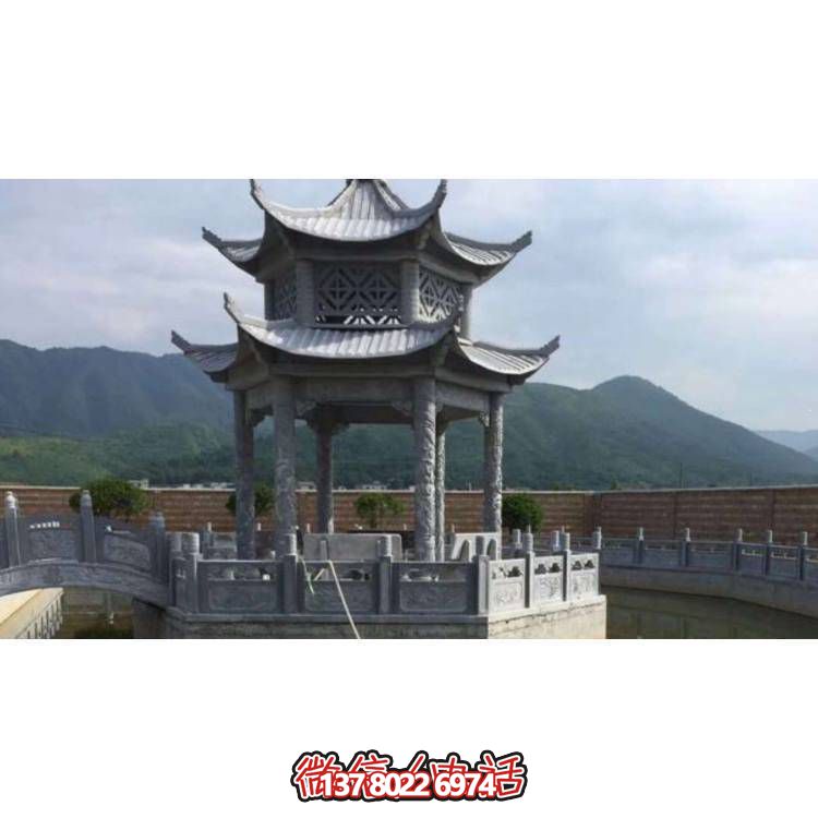 精美大理石雕塑涼亭，把藝術(shù)與實(shí)用完美結(jié)合