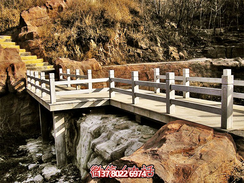 簡易花崗巖小石橋欄桿 簡易花崗巖小石橋欄桿