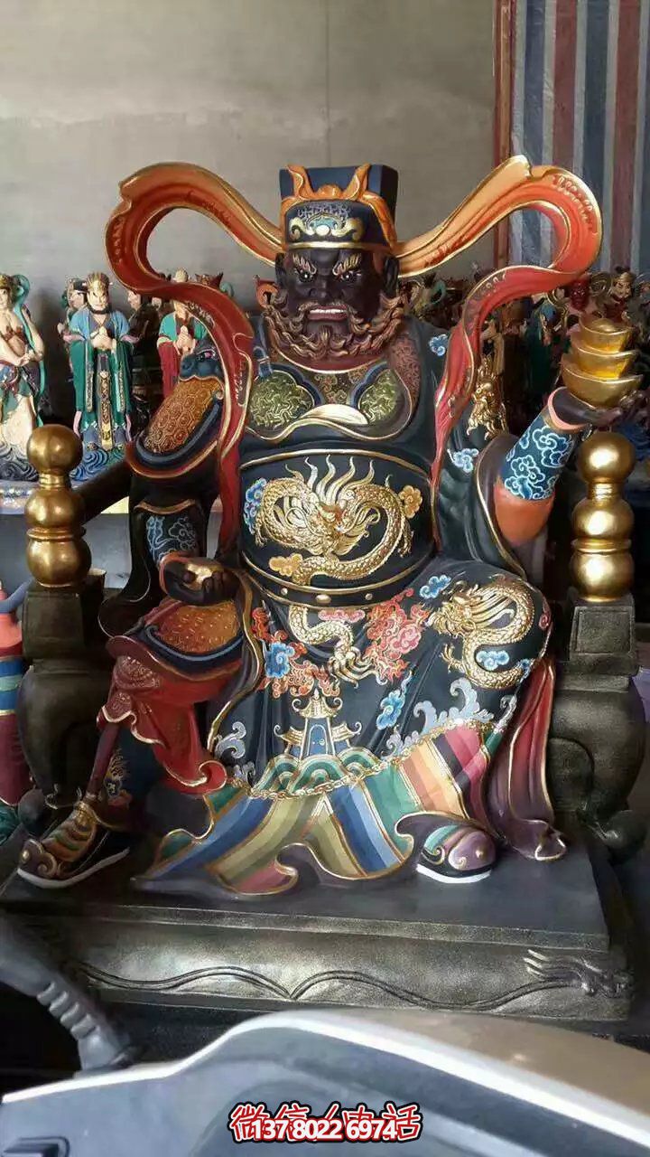 財(cái)神武趙公明彩繪樹脂大型雕塑 財(cái)神武趙公明彩繪樹脂大型雕塑